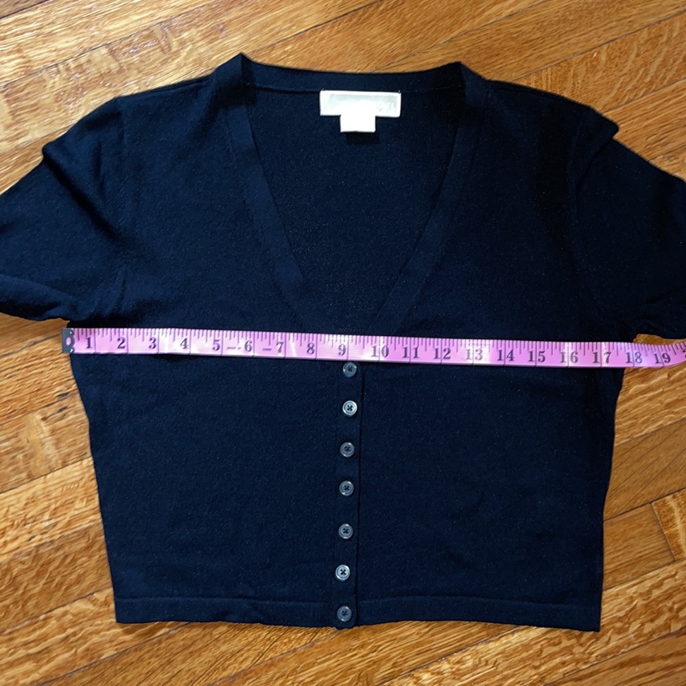 MICHAEL Michael Kors black crop cardigan - Picture 3 of 6